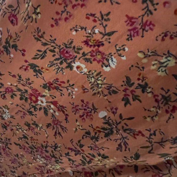 J Crew Plus Size floral print ruffle hem dress, size 20 - Picture 3 of 8